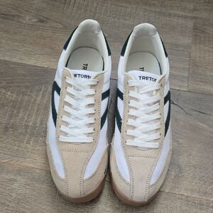 Women's Tretorn Sneakers Green and White 8M